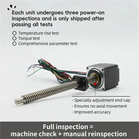 Precision NEMA8 Hybrid Leadscrew Stepper Motor With Ultra Smooth Trapezoidal T5 T8 Thread And Killer Micro Linear Actuator Design Delivers Next Level Accuracy Plus Heavy Duty Torque Output For Professional CNC Projects