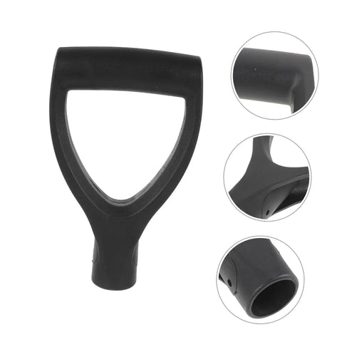 D Shaped Shovel Handle Replacement Ergonomic Plastic Grip For Gardening Durable Lightweight Spade Handle with close-up views
