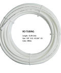 3/8 Inch OD White RO Water Filter Tubing 16.4 Ft PE for home reverse osmosis systems, drinking water filters, NSF certified