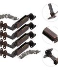 Heavy Duty Universal Lid Support Hinges For Wooden Boxes And Cabinets Snag This Dang Solid 4 Pack Iron Set with screws