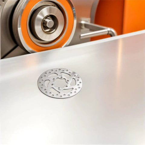 120mm 6-Bolt Stainless Steel Brake Rotor For Electric Scooters And Mountain Bikes, Hollow Design For Fast Heat Dissipation