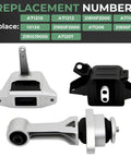 Beefed Up Three Piece Engine And Transmission Mount Set For Hyundai Elantra 2017-2022 1.4T 1.6T 2.0L Elantra GT 1.6T 2.0L
