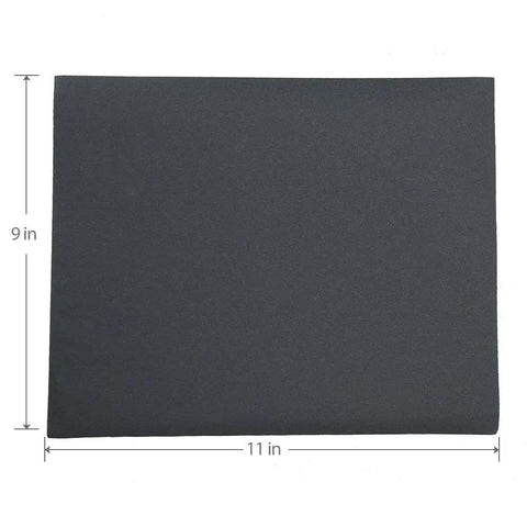 320 Grit Sandpaper Pro Grade 9 By 11 Inches Pack Of 30 Sheets Silicon Carbide for Auto Body Wood Metal Sanding Polishing and Finishing