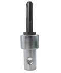 Heavy Duty Hardened Steel Round Shank Grounding Auger Adapter Three Quarter Inch To One Half Inch Connection For Wired And Cordless Drills