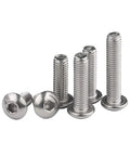 Close-up of screws from 24 Sets 2020 Aluminum Extrusion Corner Brackets Kit With 48 T Nuts And Screws For 6mm Slot 2020 Series