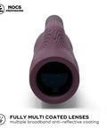 Ultra Portable 10x32 Waterproof Monocular For Bird Watching And Birding Adventures With Fully Coated Optics Bak4 Prism Oversized Focus Wheel And A 333 Ft Field Of View At 1000 Yards Lightweight 8 Oz, front view