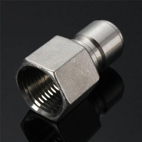 Stainless Steel Female Quick Disconnect FPT One Half Inch Homebrewing Fitting Connector For Easy Sanitation And Slick Brew Day Setup Durable 304 Stainless Steel