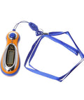 Totally Reliable One-Handed Electronic Tally Counter With Loud Chant Voice, smooth mechanical press and blue strap, easy for counting.