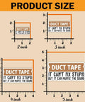 3 Pack 3 Inch It Cant Fix Stupid But It Can Muffle The Sound Sticker Set Waterproof Vinyl Decals size comparison chart