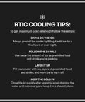 RTIC cooling tips for using 52 Quart Ultra Light Wheeled Cooler Insulated Ice Chest For Beach Camping Fishing Picnics And Boating