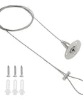 Adjustable Ceiling Support Bracket For Closet Rods And Wardrobe Poles Heavy Duty Stainless Steel Mount Up To 59 Inches with screws