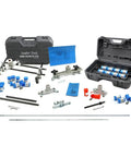 Knuckle Buster Proof Precision Door Bore Mortiser Master Kit With Thirty Plus Carbide Tipped Wood Cutters accessories and case