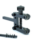 Heavy Duty Clamp Type Knurling Tool For Lathes With Two Inch Capacity And Three Eighths Inch Shank, Includes Spare Knurls