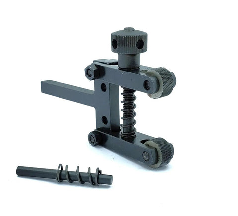 Heavy Duty Clamp Type Knurling Tool For Lathes With Two Inch Capacity And Three Eighths Inch Shank, Includes Spare Knurls