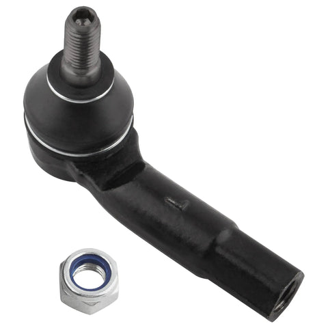2-Pc Front Outer Tie Rod End Link Set For VW Beetle 1998-2010, Golf 1999-2005, 2006, Golf City 2007-2010, Jetta 1999-2004, 2005-2006, Jetta City 2007-2009, Replacement Steering Linkage, Heavy Duty Steel, Smooth Handling, black tie rod end with lock nut