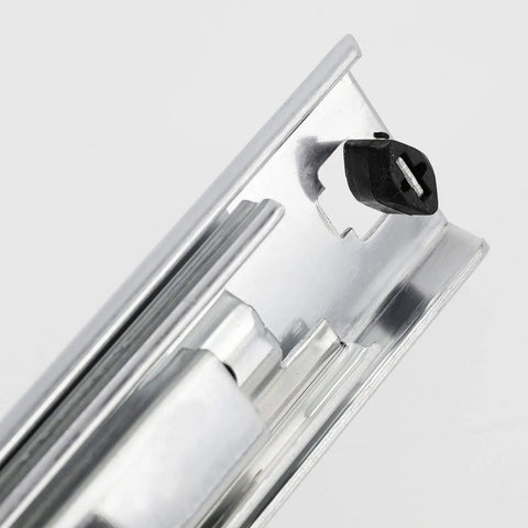 High Octane Full Extension Ball Bearing Drawer Slides 1300mm Silver with silenced rubber brake for smooth action.