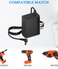 15V Hand Drill Charger Power Supply for Black And Decker Cordless Drills Replacement Adapter Compatible With BDCSFS30C-CA BDCD8C BDCS20C