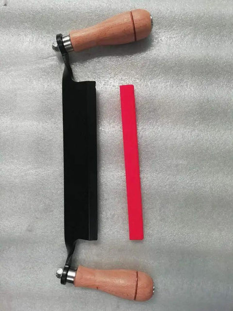8 Inch Straight Draw Knife For Woodworking Shaving Debarking Tools With A 5 mm Thick Blade And 30 Degree Angle For Fast Accurate Timber Removal And Furniture Building From Logs