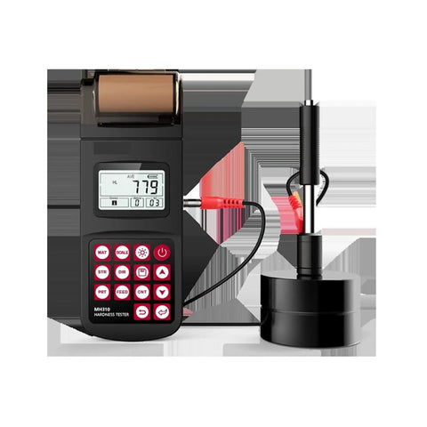 Heavy Duty Digital Leeb Hardness Meter Portable Testing Device For Steel And Cast Iron With Slick Calibration And Top Tier Accuracy, displaying screen and probe.