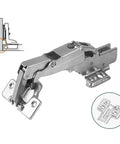 Heavy Duty Hydraulic Corner Cabinet Hinge With Soft Close Foldable Inset Cupboard Hinge For Frameless Cabinets Metal Construction