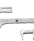 Pocket Vernier Caliper Mini Sliding Metal Caliper For Gemstones And Jewelry Components Beads And Wirework 80 mm Double Scale