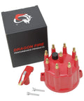 Heavy Duty Distributor Cap And Rotor Set For 1992 To 2003 Dodge Ram B1500 B2500 Dakota Durango 5.2L 5.9L V8 with packaging