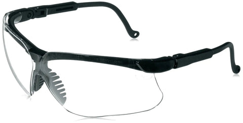 Genesis Sharp-Shooter Shooting Glasses With 9 Base Wraparound Lens Clear Anti Fog Coating Soft Browguard For Maximum Peripheral Vision And All Day Comfort During Range Use And Target Practice