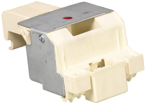Genuine OEM Door Locker Assembly for Dishwashers Replacement Part, beige, metal and plastic, with mounting bracket and latch detail