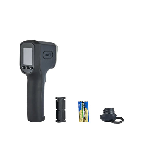 Digital Infrared Thermometer Gun Instant Read LCD Display For Indoor Outdoor Cooking And Barbecue Laser Thermometer Grilling Gear With Adjustable Emissivity And Stone Calibration For Steel And Metals, batteries and parts