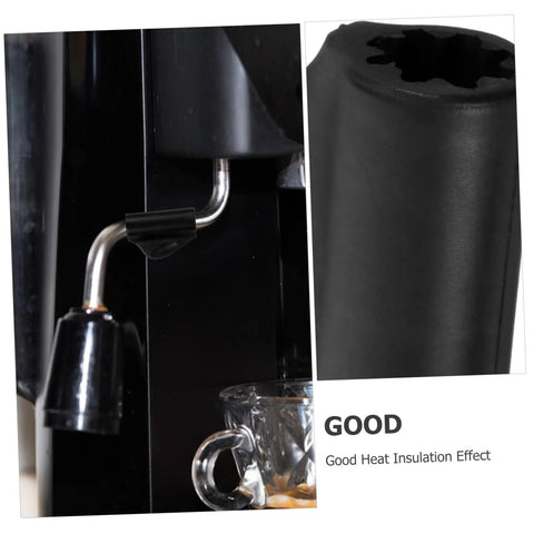 Compact Rubber Insulation Sleeve Heatproof For Steam Wand And Water Tube Easy Install Heat Shield Kit For Espresso Stand