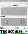 Dimensions of Elastic Sun Visor Extender With Built In Sunglass Holder And Double Clip For Cars Anti Glare Shield