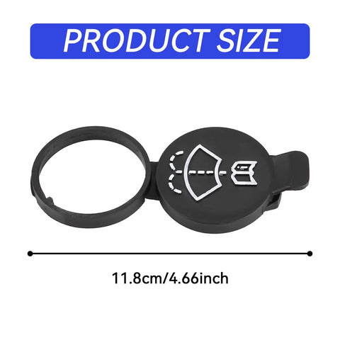 Windshield Washer Fluid Reservoir Cap Replacement For Cars And SUVs Fits Chevrolet Camaro Equinox Malibu Cruze Impala Corvette Silverado And More Easy Install Wiper Bottle Cover shown in 11.8cm dimension