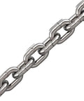 Top Shelf AISI 316 Stainless Steel Anchor Chain Heavy Duty Marine Grade ISO G4 Design For Fishing Boats close-up view of links