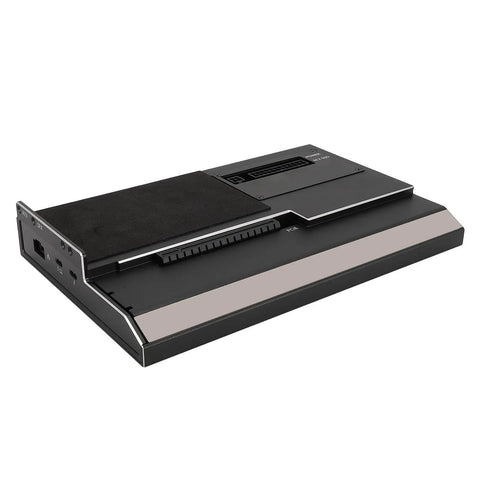 Level Up Your Laptop Rig With This Badass External Gpu Dock Featuring Thunderbolt 3 Support, Pcie 3.0 X4 Speed, Built In M.2 Nvme Bay, And Gigabit Ethernet Port For Seamless Plug And Play Setup. Image of a sleek black external GPU dock with aluminum housing.