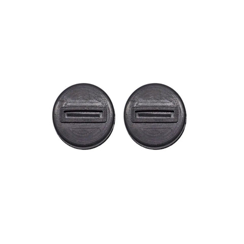Marine Ignition Switch Panel Key Cover 18mm Rubber Cap No Fuss Two Pack Protects Key Switch From Moisture And Corrosion Fits Keys Starting With 3 And 7 Black Finish