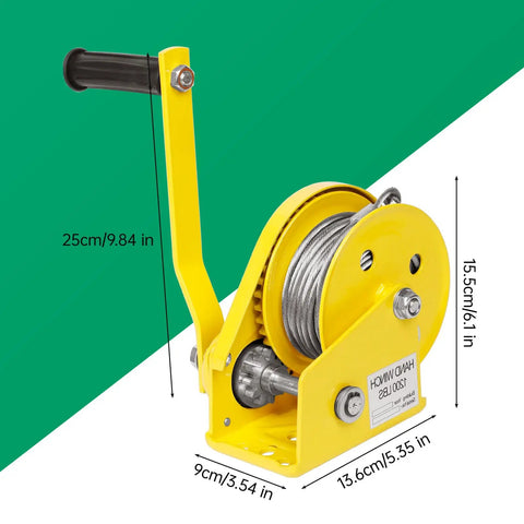Heavy Duty Air Conditioner Lift Crane With Bulletproof Stainless Frame And Smooth 50 Ft Cable Plus Reliable Hand Winch For No Sweat Mini Split Heat Pump Roof Mounting Jobs