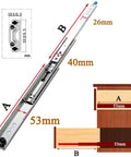 Built Like A Tank Heavy Duty Locking Drawer Slides Full Extension Telescopic Runners measurements 26mm and 40mm width