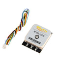 10Hz GPS Drone Module With Compass For FPV Racing Drones Plug And Play Friendly Dual NMEA UBX Protocols with wiring view