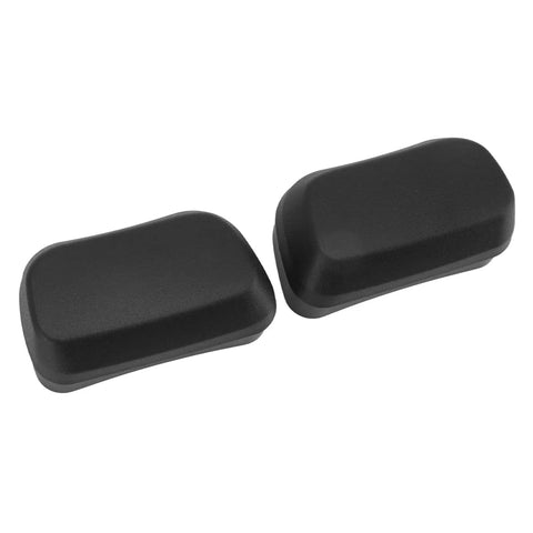 Durable Aramox Car Side Step End Caps Fit 2PC Assists For 1500 2500 3500 Cab Trucks 68193113AA Replacement Kit With Screws Perfect Fix black