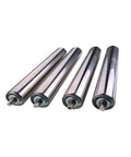 Heavy Duty 4 Pieces Stainless Steel Non Power Shaft Belt Conveyor Roller Kit For Smooth Manual Handling And Rust Proof Factory Use With Uniform 50mm Diameter Rods
