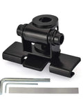 Vehicle CB And Ham Radio Antenna Mounting Bracket With Through Hole Lip Mount 16mm Hole For UHF SO239 Bulkhead Connector