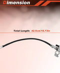 Top Tier Battery Current Sensor Assembly For Honda Odyssey And Acura TL TLX MDX Dead Nuts Solid Ground Wire Terminal Connector 16.73in length