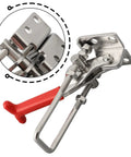 Self Locking Toggle Clamp With 304 Stainless Steel U Bolt, Heavy Duty 200kg Capacity, Adjustable Locking Range 6-30mm