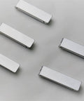 Heavy Duty Stainless Steel RV Baggage Door Latch 5 Pack for Campers, Trailers, and Motorhomes arranged flat on a surface
