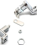 Cam Lock With Padlock For Lockers And Mailboxes Storage Boxes Wardrobes And Electronics Cabinets Easy Install Heavy Duty Metal Lock