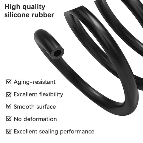 Top Tier Silicone Vacuum Hose Kit With Heavy Duty 130 PSI Lines And Massive Connector Set For Durable Auto Piping Repairs On Multiple Vehicle Mods That Actually Last. black silicone vacuum hose, flexible tubing