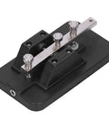 Close-up of the Voice Practice Morse Code Telegraph Key Kit With Buzzer And Voice Prompts For Beginners CW Keyer Tapper Manual Practice Tool.