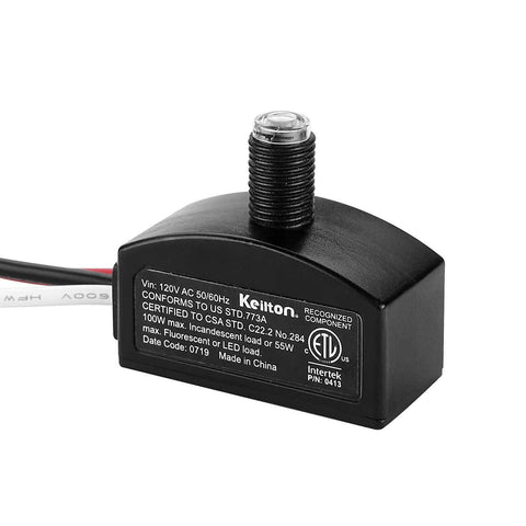 120V Outdoor Dusk To Dawn Photocell Sensor Hard-Wired Post Light Control with Photoelectric Switch Auto On Off ETL Listed