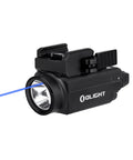 Baldr S Blue Beam Tactical Flashlight With 800 Lumens White LED, Magnetic USB Rechargeable Rail Mount Light For 1913 And GL Rails