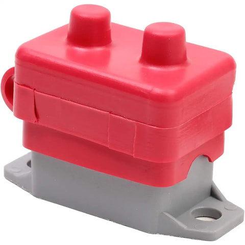 Tough As Nails Two Pack Of 40 Amp Auto Reset Circuit Breakers For 12V To 48V DC Systems featuring red housing and stacked studs.